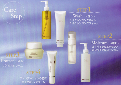 アラジンバイタルシリーズ6点セット【ナノ化粧品シリーズ】